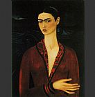 Frida Kahlo Canvas Paintings - Self Portrait